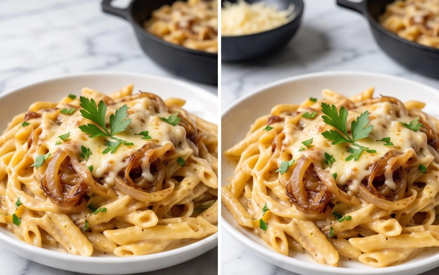 Easy French Onion Pasta Recipe